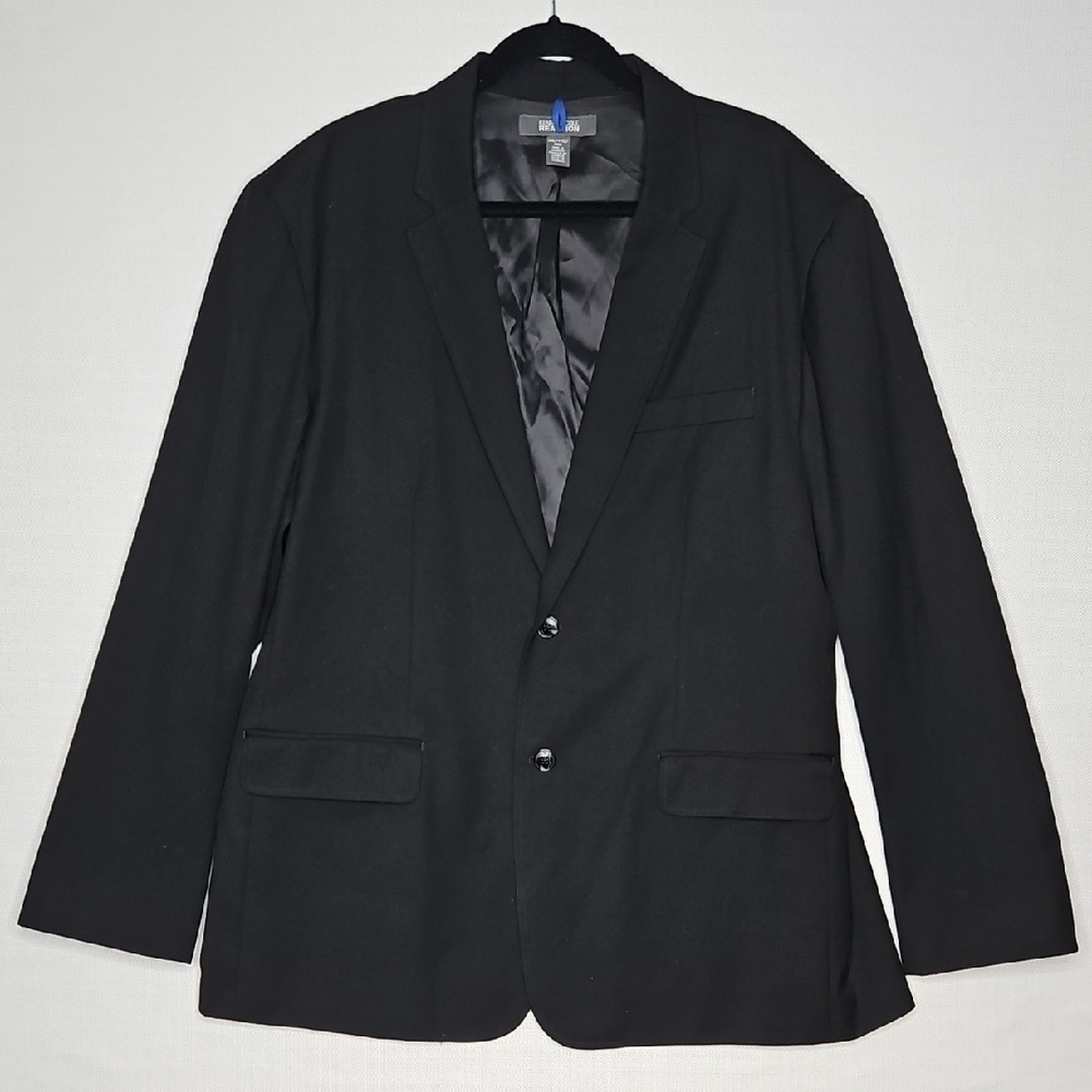 Kenneth Cole Reaction Black Men's Blazer Size XXL